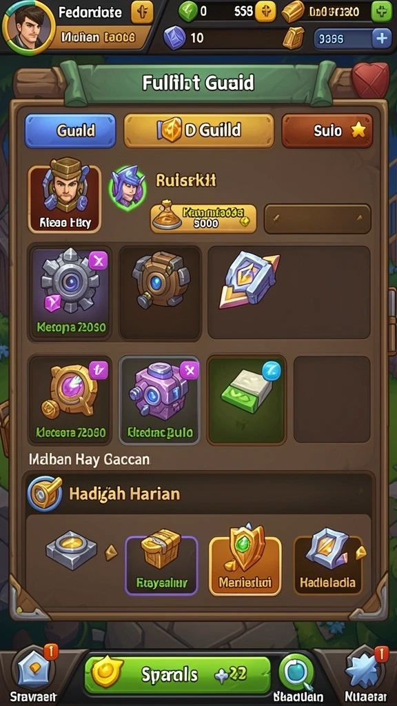 ungutoto - Screenshot menampilkan antarmuka permainan yang menarik.